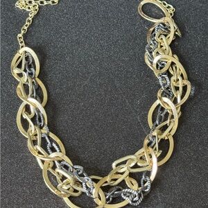 Chico's Gold and Silver Chain Necklace